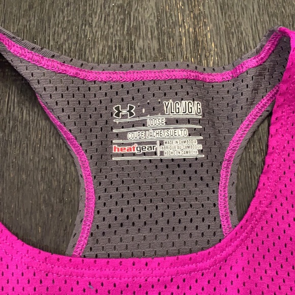 Under Armour YLG Racerback Tank - Picture 3 of 5